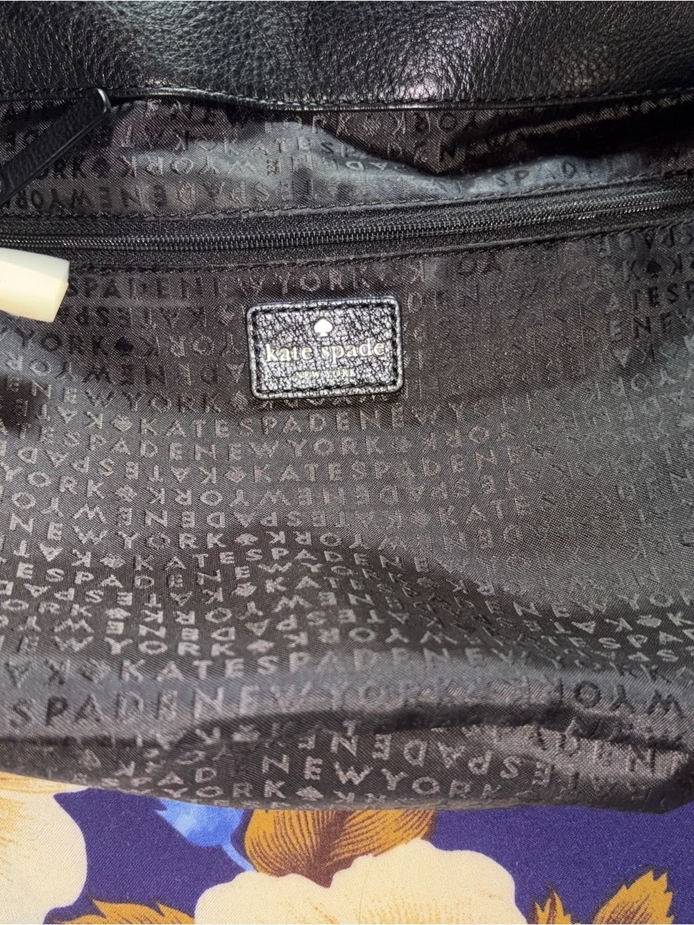 kate spade Black Leather Shoulder Bag - Classic Pebbled Crossbody